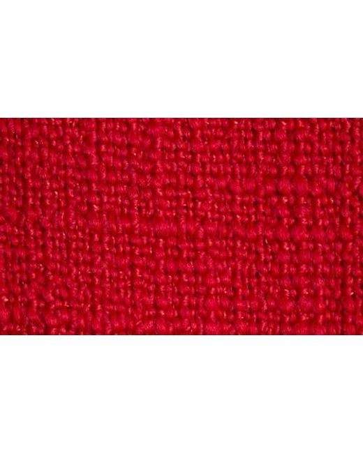 Valentino Red Bow Detail Tweed Minidress