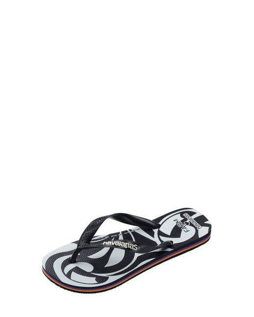 Havaianas White X Farm Rio Tucanada Flip Flop