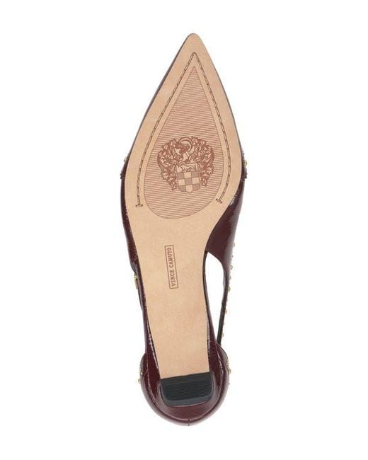 Vince Camuto Brown Valkie Pointed Toe Flat
