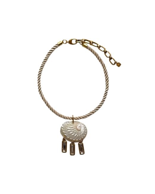 Sccollection White Capri Choker