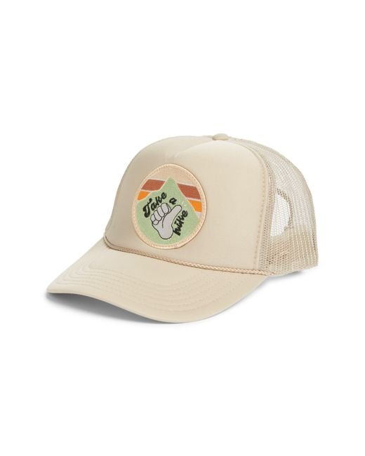 Friday Feelin Natural Take A Hike Patch Trucker Hat