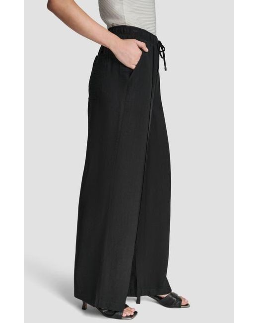 DKNY Black Drawstring Pants