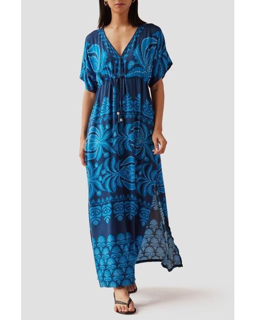 Omika Blue Pia Caftan