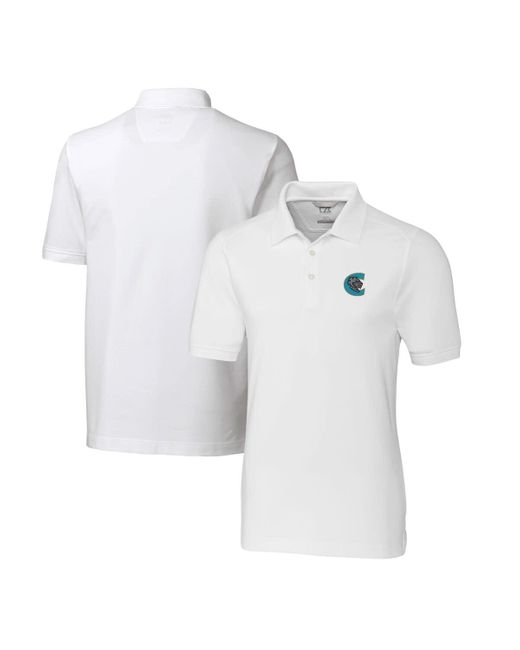 Cutter & Buck White Charlotte Knights Drytec Advantage Tri-blend Pique Polo At Nordstrom for men