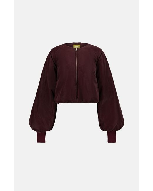 Saemdi Red Bomber Jacket