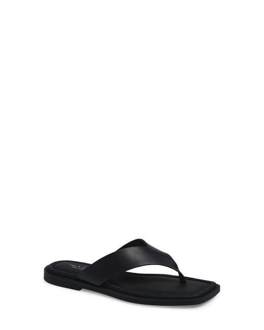 Rag & Bone Black Gracie Flip Flop
