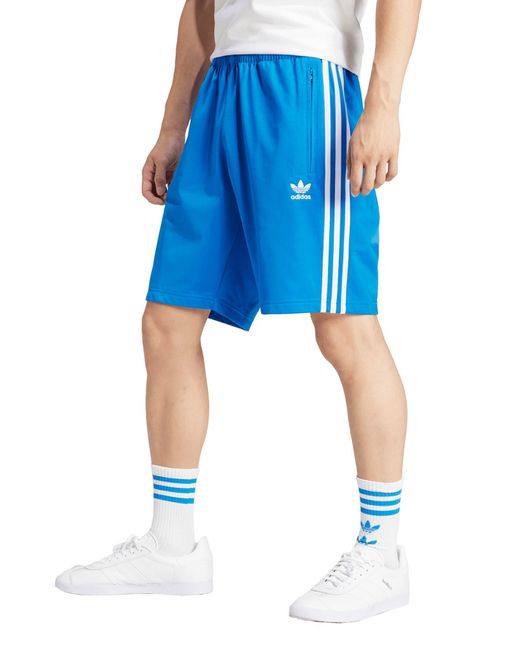 Adidas Originals Blue Firebird Sweat Shorts for men