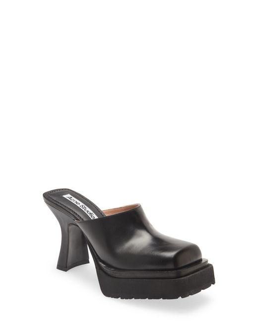 Acne Studios Bown Platform Mule in Gray Lyst