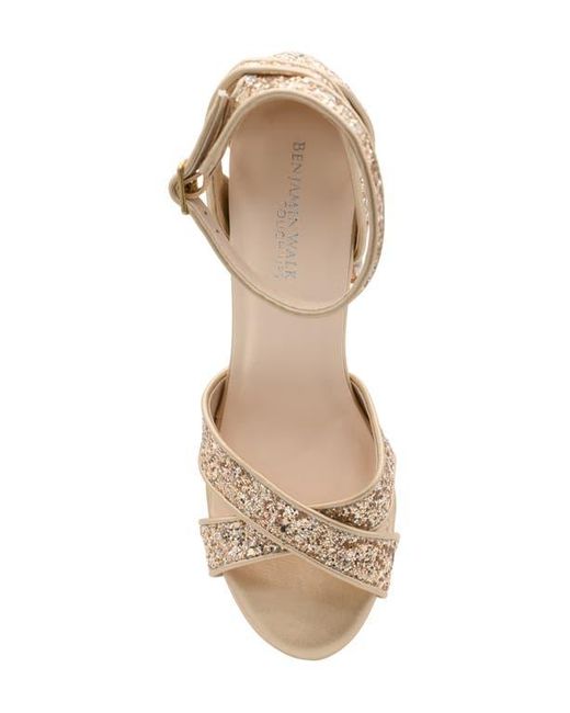 Touch Ups Metallic Jemma Ankle Strap Platform Sandal