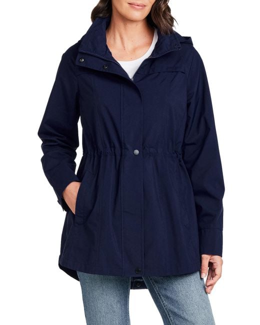Gallery Blue Water Resistant Packable Jacket