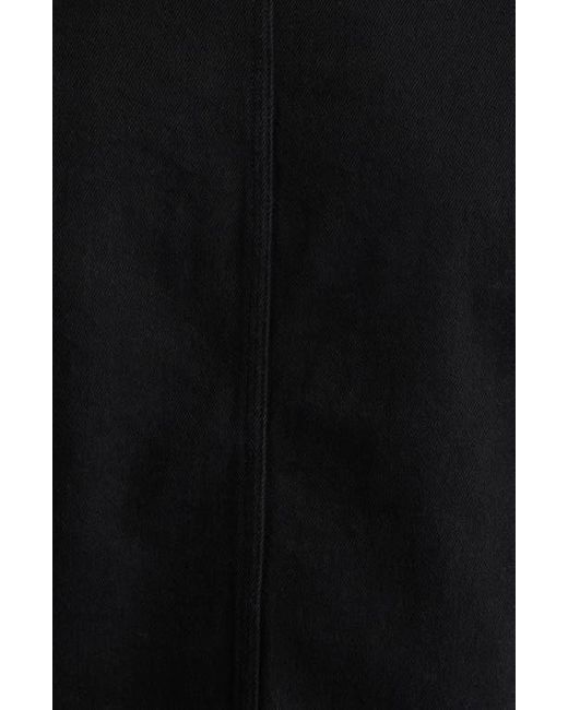 Service Works Black Organic Cotton Denim Jacket for men