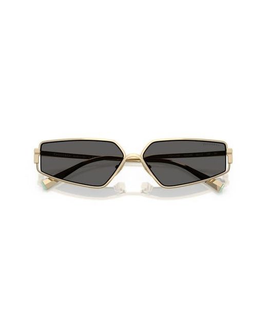 Tiffany & Co Multicolor 60Mm Irregular Rectangular Sunglasses