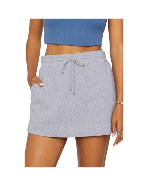 Fabletics Blue Year Round Terry Mini Skirt
