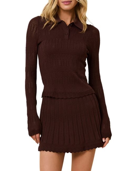 Solid & Striped Brown The Debra Knit Sweater