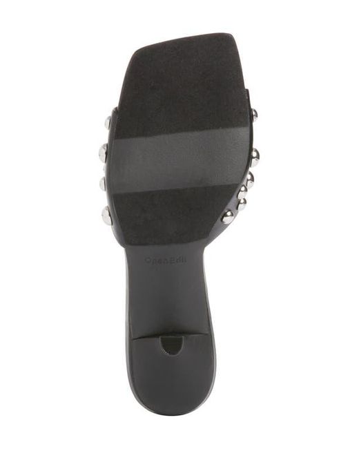 Open Edit Black Charlie Sandal