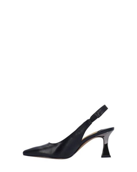 J. Reneé Black Krissa Slingback Pointed Toe Pump