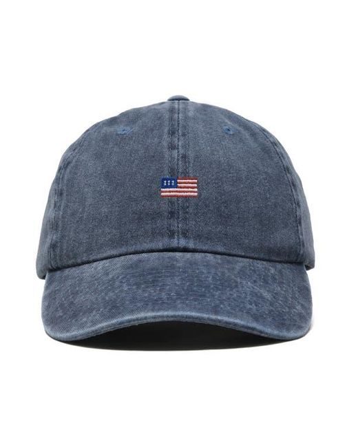 Alix Blue Usa Flag Dad Cap for men