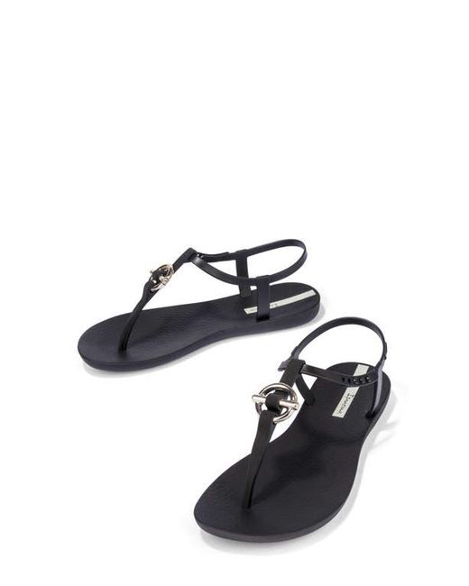 Ipanema Black Class Belt Ankle Strap Sandal