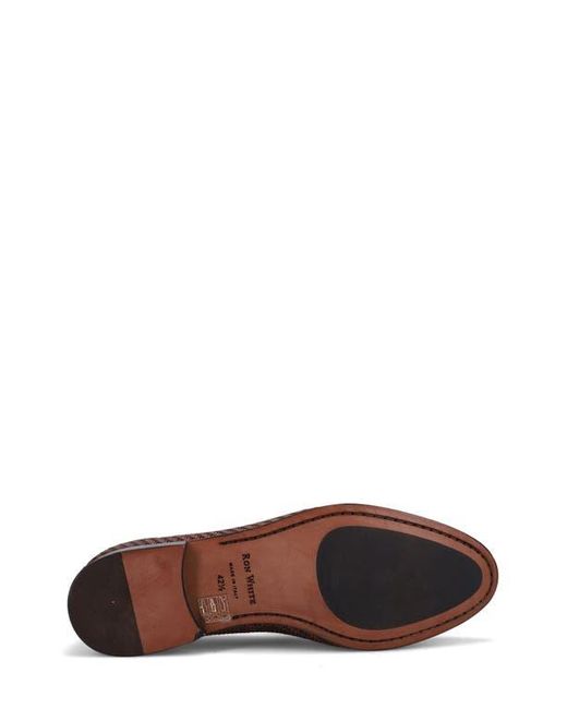 Ron White Brown Silas Water Resistant Tassel Loafer for men