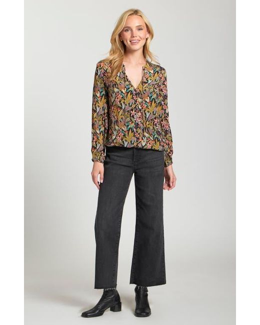 Apny Black Printed Top