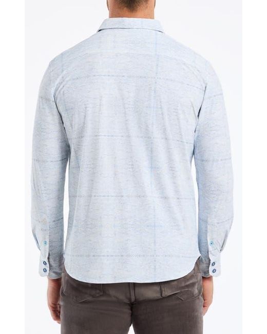 Robert Graham White Irving Knit Button-Up Shirt for men