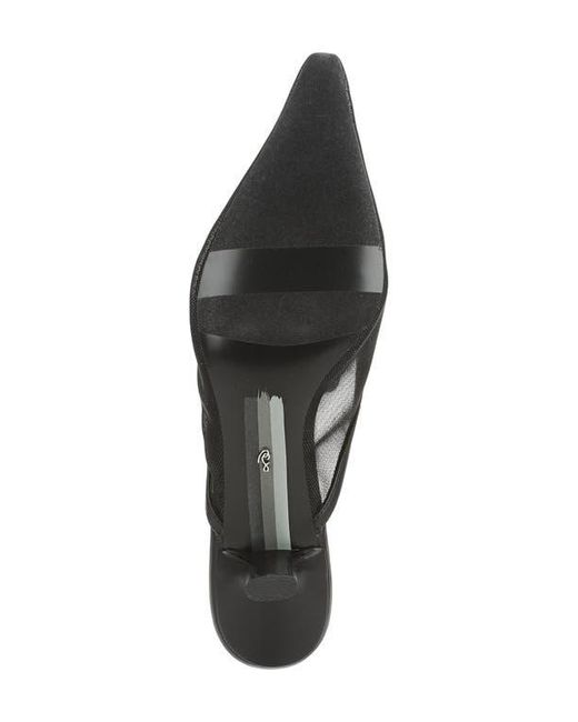 Sam Edelman Black Brandy Mesh Pointed Toe Mule