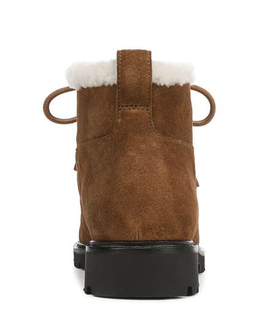 Vince Brown Sierra Genuine Shearling Boot