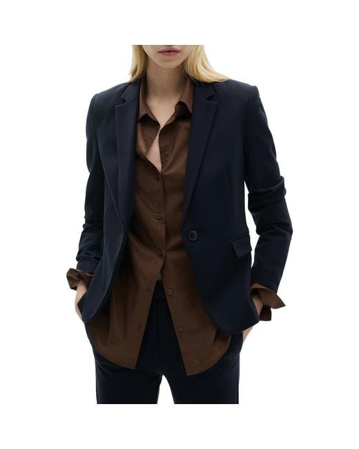 Mango Black Slim Fit Suit Jacket