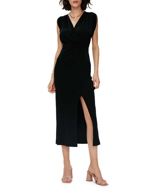 Diane von Furstenberg Black Williams Midi Dress