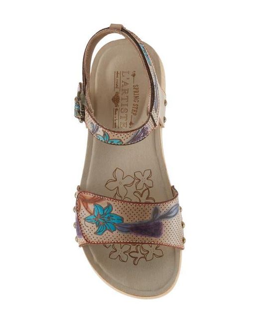 Spring Step Multicolor Dakoa Ankle Strap Sandal