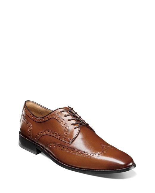 Florsheim Brown Conetta Wingtip Derby for men