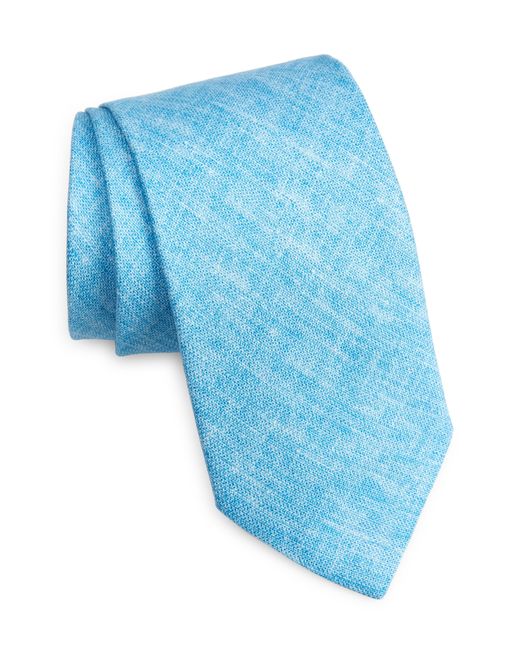 Edward Armah Solid Silk Tie In Blue For Men Lyst 2760