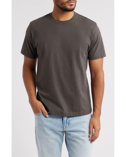 FRAME Gray Logo Cotton T-Shirt for men
