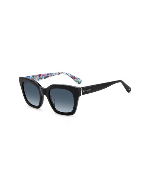 Kate Spade Blue Camryns 50mm Gradient Polarized Square Sunglasses