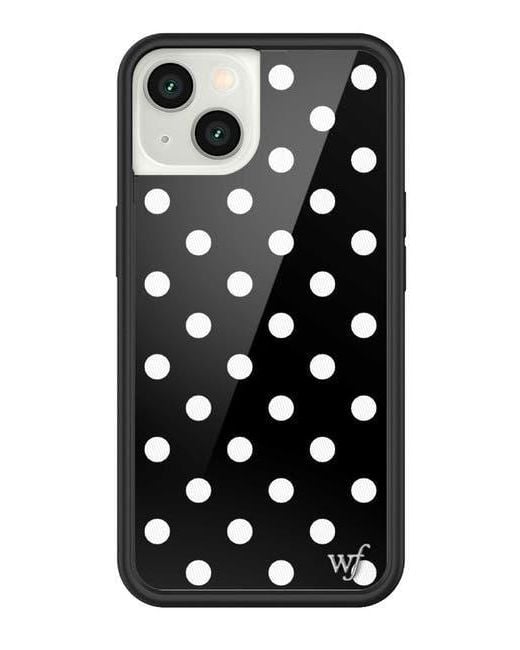 Wildflower Cases Black Polka Dot