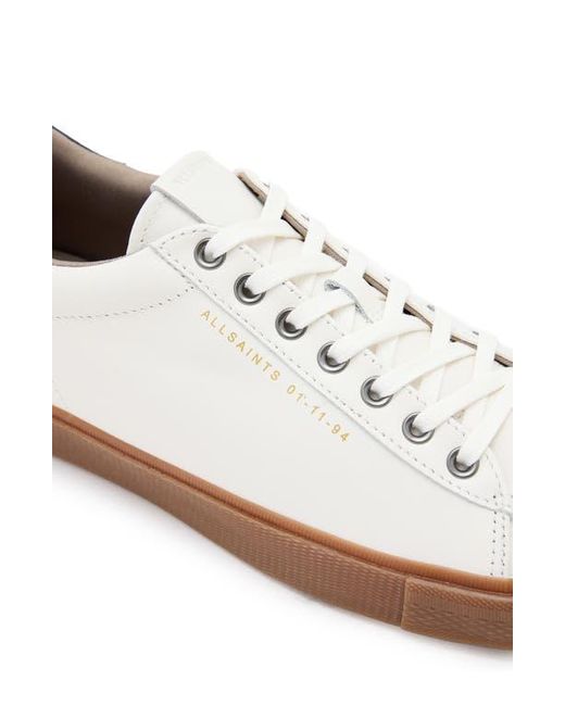 AllSaints White Brody Low Top Sneaker for men