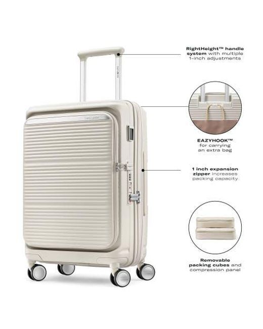 Samsonite Blue Paralux Carry-On Spinner