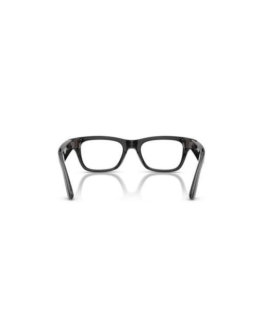 Ray-Ban Black 54Mm Rectangle Optical Glasses