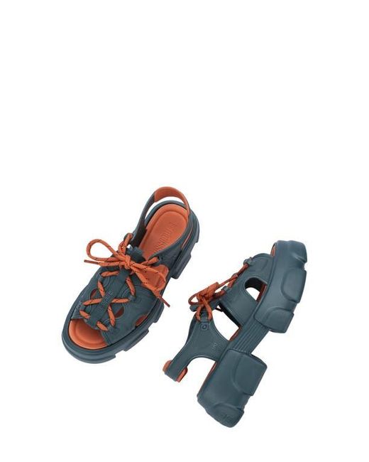 Melissa Blue Camp Platform Sandal