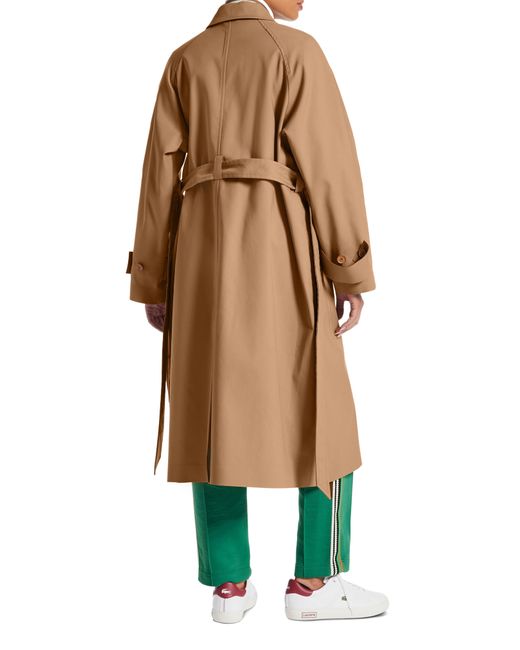 Lacoste Green Belted Trench Coat