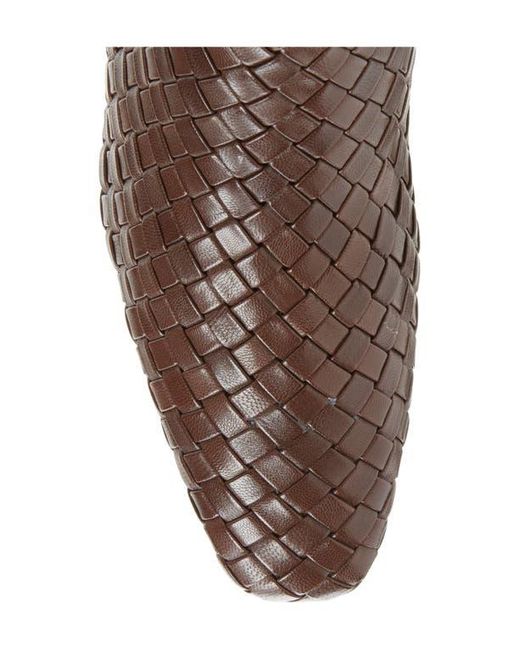 Loeffler Randall Brown Marcella Woven Bootie