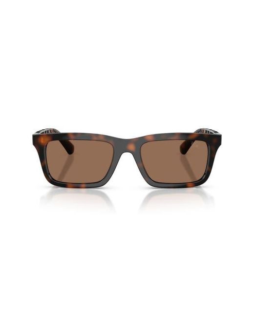 Burberry Brown 53Mm Rectangular Sunglasses for men