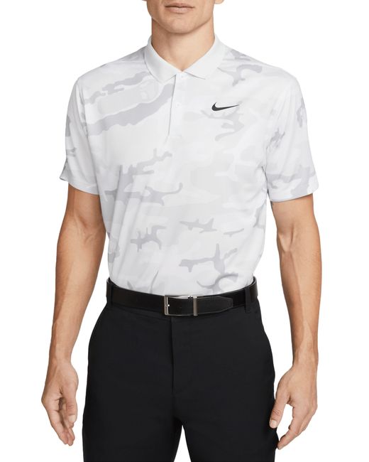 Nike White Dri-fit Victory Golf Polo for men