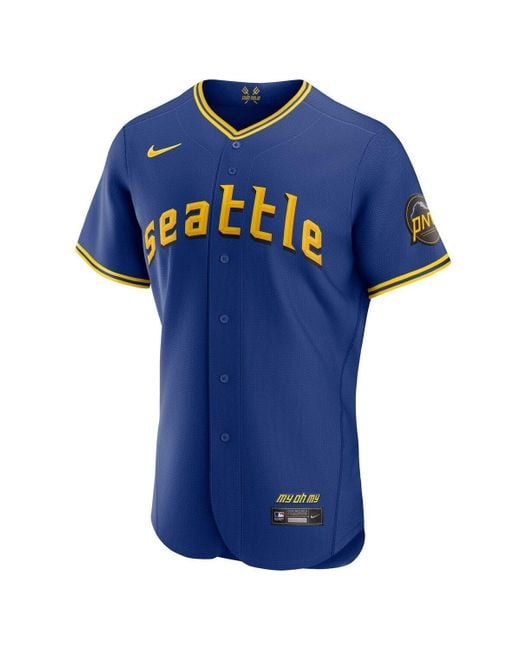 Nike Julio Rodriguez Seattle Mariners 2023 City Connect Authentic Player  Jersey At Nordstrom in Blue for Men