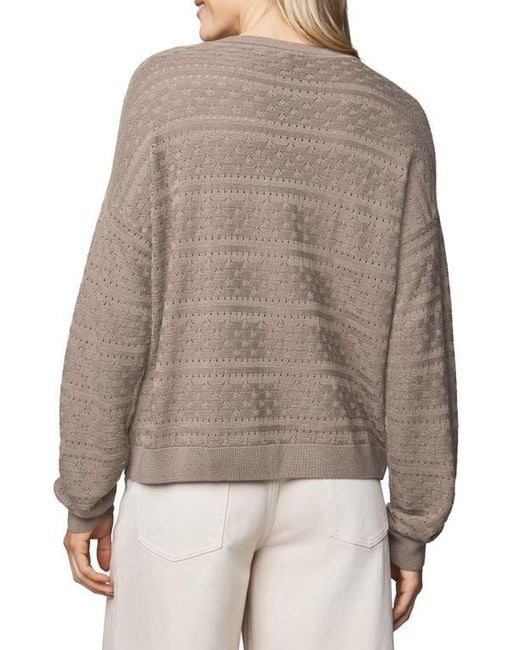 Splendid Multicolor Georgie Oversize Pointelle Sweater