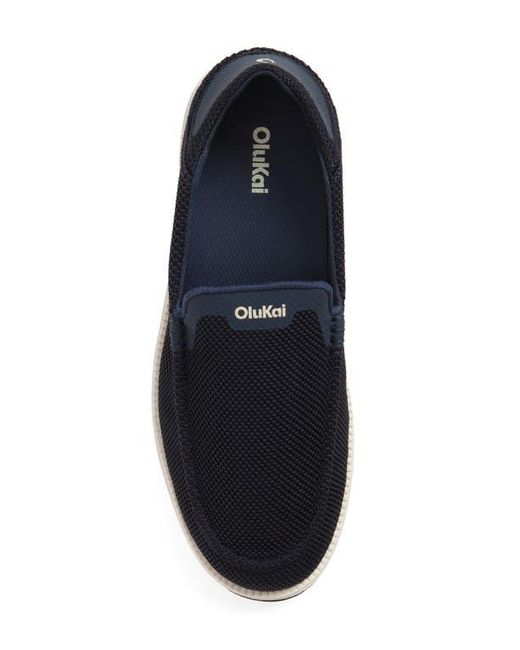 Olukai Blue Kākaha Mesh Convertible Loafer for men