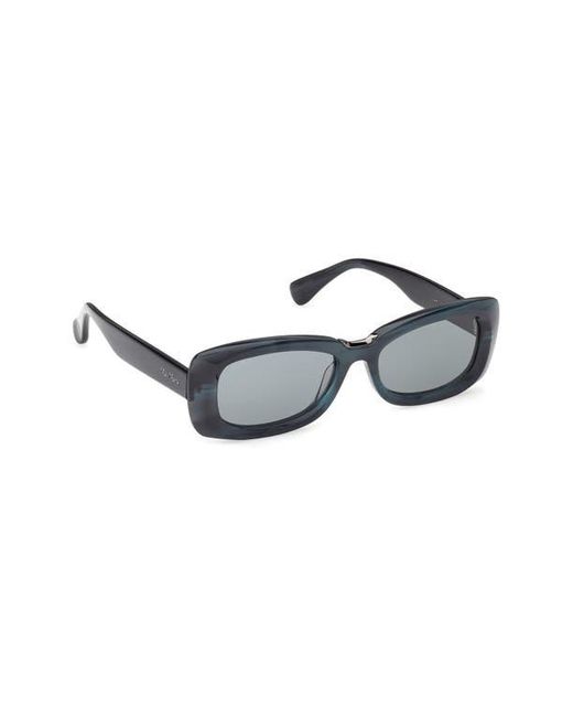 Max Mara Multicolor 53Mm Rectangular Sunglasses