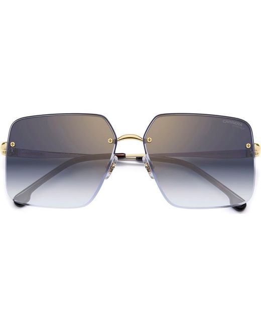 Carrera Gray 61Mm Rimless Rectangular Sunglasses