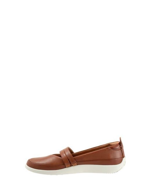 Softwalk® Brown Devon Mary Jane Flat