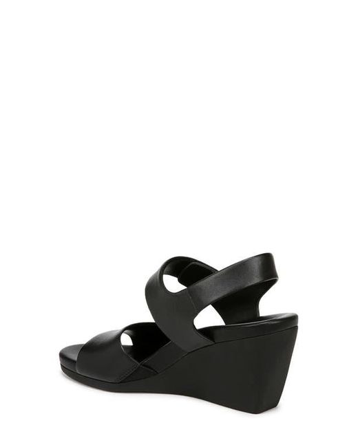 Naturalizer Black Imani Slingback Platform Wedge Sandal